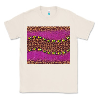 Natural mardi gras  leopard pink glitter bead Classic Tee - BarkalooDesign