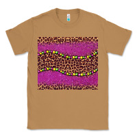 Toasted Coconut mardi gras  leopard pink glitter bead Classic Tee - BarkalooDesign