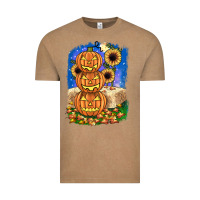 Vintage Coffee pumpkin sunflower Vintage Tee - JahusDesignShop