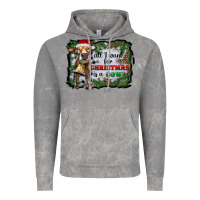 Cloud Rock all i want for christmas is a cow Vintage Hoodie - RanaPortraitStore