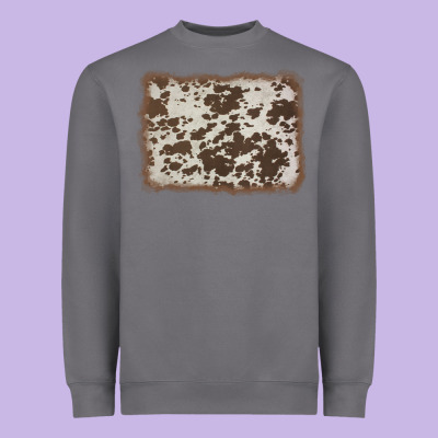 Cowhide Background Heavyweight Sweatshirt Designed By Adodesignshop