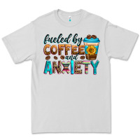 Dove Grey fueled by coffee and anxiety Premium Tee - Zillion Design Studio