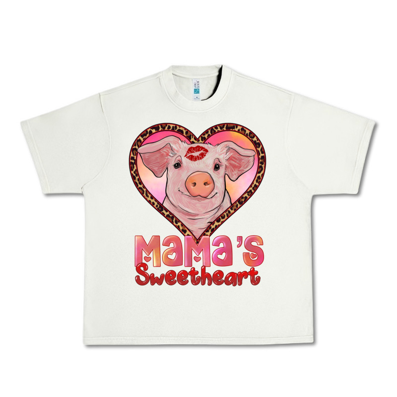 Mama's Sweetheart Baby Pig Urban Heavy Tee by AdoDesignShop | Teevron