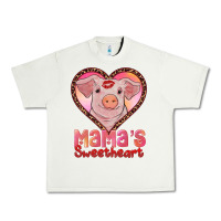 Pistachio mama's sweetheart baby pig Urban Heavy Tee - AdoDesignShop