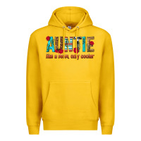 Lemon Auntie Like a Mom Only Cooler Premium Hoodie - texasbilliewilder