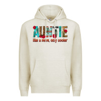 Oatmeal Heather Auntie Like a Mom Only Cooler Premium Hoodie - texasbilliewilder
