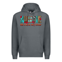 Rock Auntie Like a Mom Only Cooler Premium Hoodie - texasbilliewilder