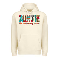Sandshell Auntie Like a Mom Only Cooler Premium Hoodie - texasbilliewilder