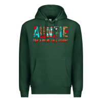 Sports Green Auntie Like a Mom Only Cooler Premium Hoodie - texasbilliewilder