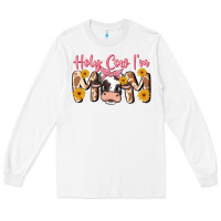 White holy cow i'm mom Long Sleeve Tee - MaliasSmallBusiness