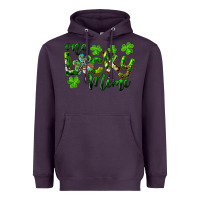 Plum st. patrick's day one lucky mimi Heavyweight Hoodie - RanaPortraitStore