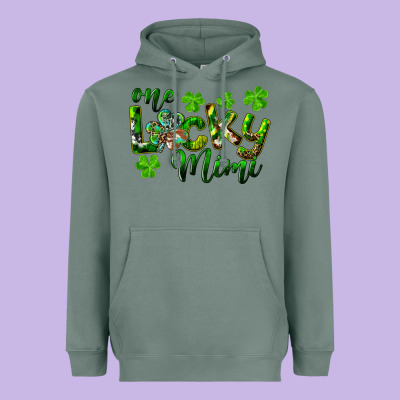 St. Patrick's Day One Lucky Mimi Heavyweight Hoodie Designed By Ranaportraitstore