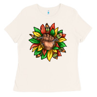 Bone black history sunflower Ladies Tee - texasbilliewilder