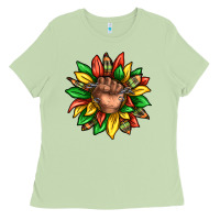 Matcha black history sunflower Ladies Tee - texasbilliewilder