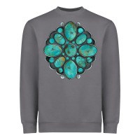 Storm turquoise gemstone Heavyweight Sweatshirt - Artiststas