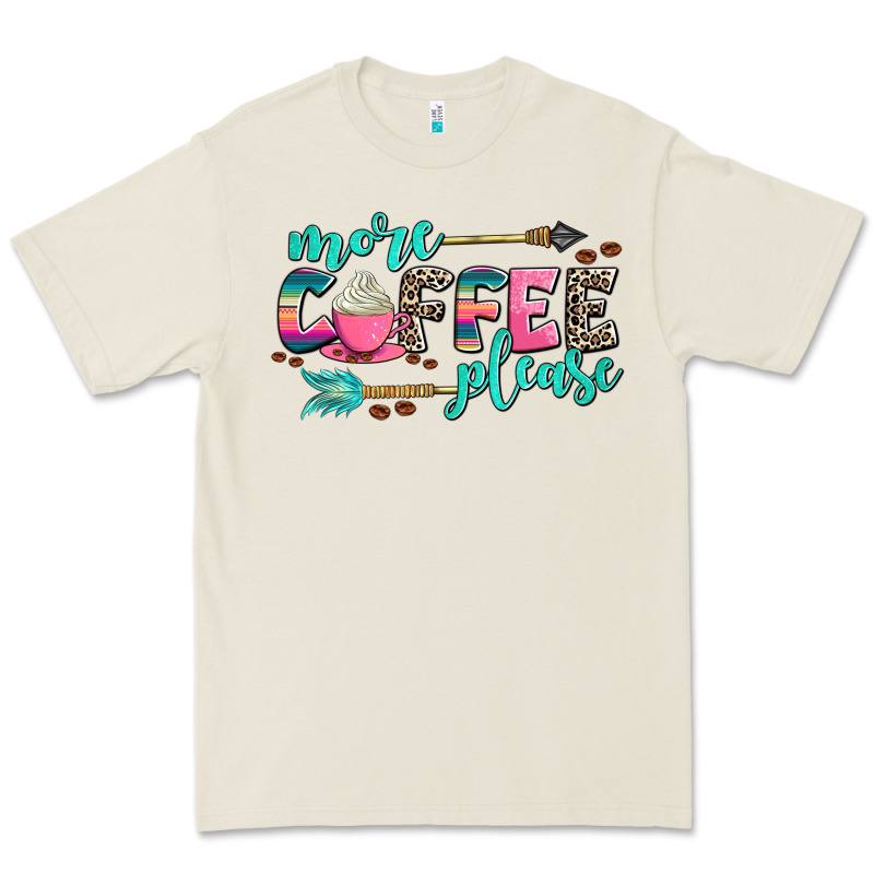 More Coffee Please Premium Tee by AdoDesignShop | Teevron