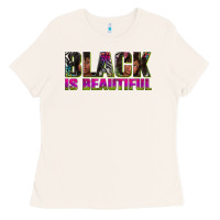 Bone black is beautiful neon Ladies Tee - texasbilliewilder