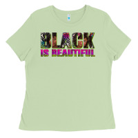 Matcha black is beautiful neon Ladies Tee - texasbilliewilder