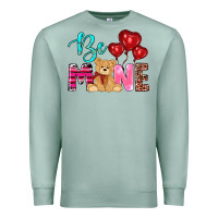 Seafoam valentine's day be mine tedybear Premium Sweatshirt - RanaPortraitStore