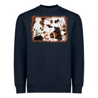 Navy cowhide background Heavyweight Sweatshirt - AdoDesignShop