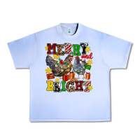 Grape Ice chicken merry and bright Urban Heavy Tee - AdoDesignShop