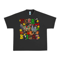 Pigment Black chicken merry and bright Urban Heavy Tee - AdoDesignShop