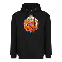 Black Christmas Basketball Heavyweight Hoodie - RanaPortraitStore