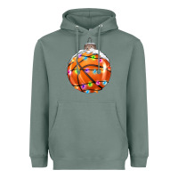 Sage Christmas Basketball Heavyweight Hoodie - RanaPortraitStore