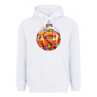 White Christmas Basketball Heavyweight Hoodie - RanaPortraitStore