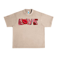 French Oak love with kiss Urban Heavy Tee - AdoDesignShop