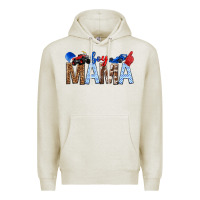 Oatmeal Heather Boy Mama Premium Hoodie - texasbilliewilder