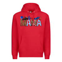 Red Boy Mama Premium Hoodie - texasbilliewilder