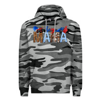 Slate Camo Boy Mama Premium Hoodie - texasbilliewilder