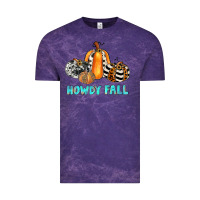Cloud Purple howdy fall Vintage Tee - JahusDesignShop