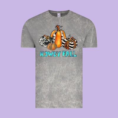 Howdy Fall Vintage Tee Designed By Jahusdesignshop