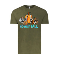 Vintage Olive howdy fall Vintage Tee - JahusDesignShop