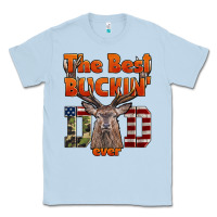 Dusty Blue The Best Bucking Dad Ever Classic Tee - LillyAllenDesigns
