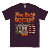 Plum The Best Bucking Dad Ever Classic Tee - LillyAllenDesigns