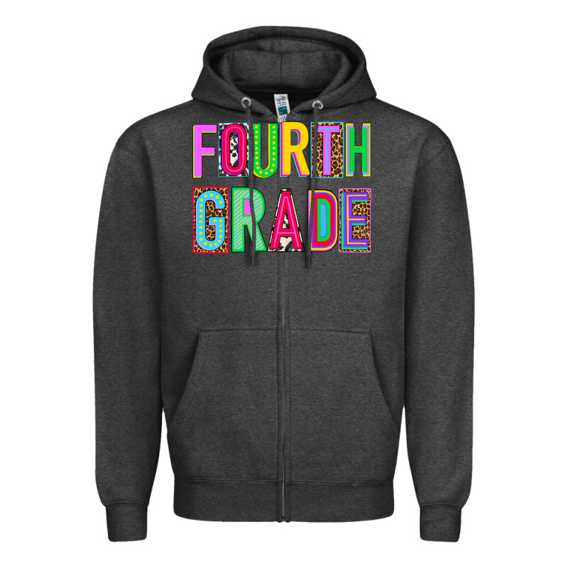 Fourth Grade Zipper Hoodie by NancyCooperArtShop | Teevron