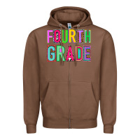 Chestnut fourth grade Zipper Hoodie - NancyCooperArtShop