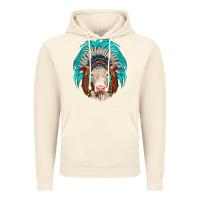 Vintage Artic hereford indian headdress Vintage Hoodie - JahusDesignShop