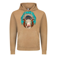 Vintage Camel hereford indian headdress Vintage Hoodie - JahusDesignShop