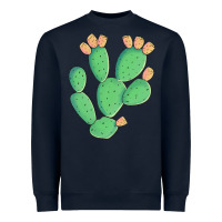 Navy texas prickly pear cactus Heavyweight Sweatshirt - Artiststas