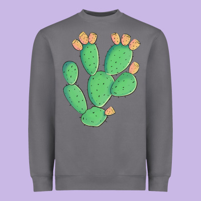 Texas Prickly Pear Cactus Heavyweight Sweatshirt Designed By Artiststas