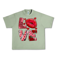 Oil Green love kiss Urban Heavy Tee - AdoDesignShop