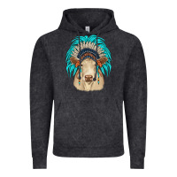 Vintage Black charolais indian headdress Vintage Hoodie - JahusDesignShop