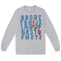 Moon Dust alphabet autism awareness Long Sleeve Tee - MaliasSmallBusiness