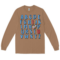 Toasted Coconut alphabet autism awareness Long Sleeve Tee - MaliasSmallBusiness