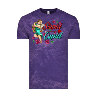 Cloud Purple stupid cupid Vintage Tee - AdoDesignShop