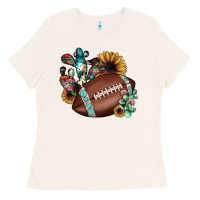 Bone football cactus sunflower Ladies Tee - JahusDesignShop